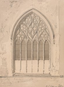 Ventana oeste de la iglesia de Snettisham, Norfolk